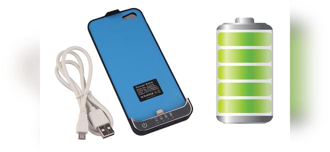 Чехол-аккумулятор Power Bank для iPhone 5S/5. Скидка 65%